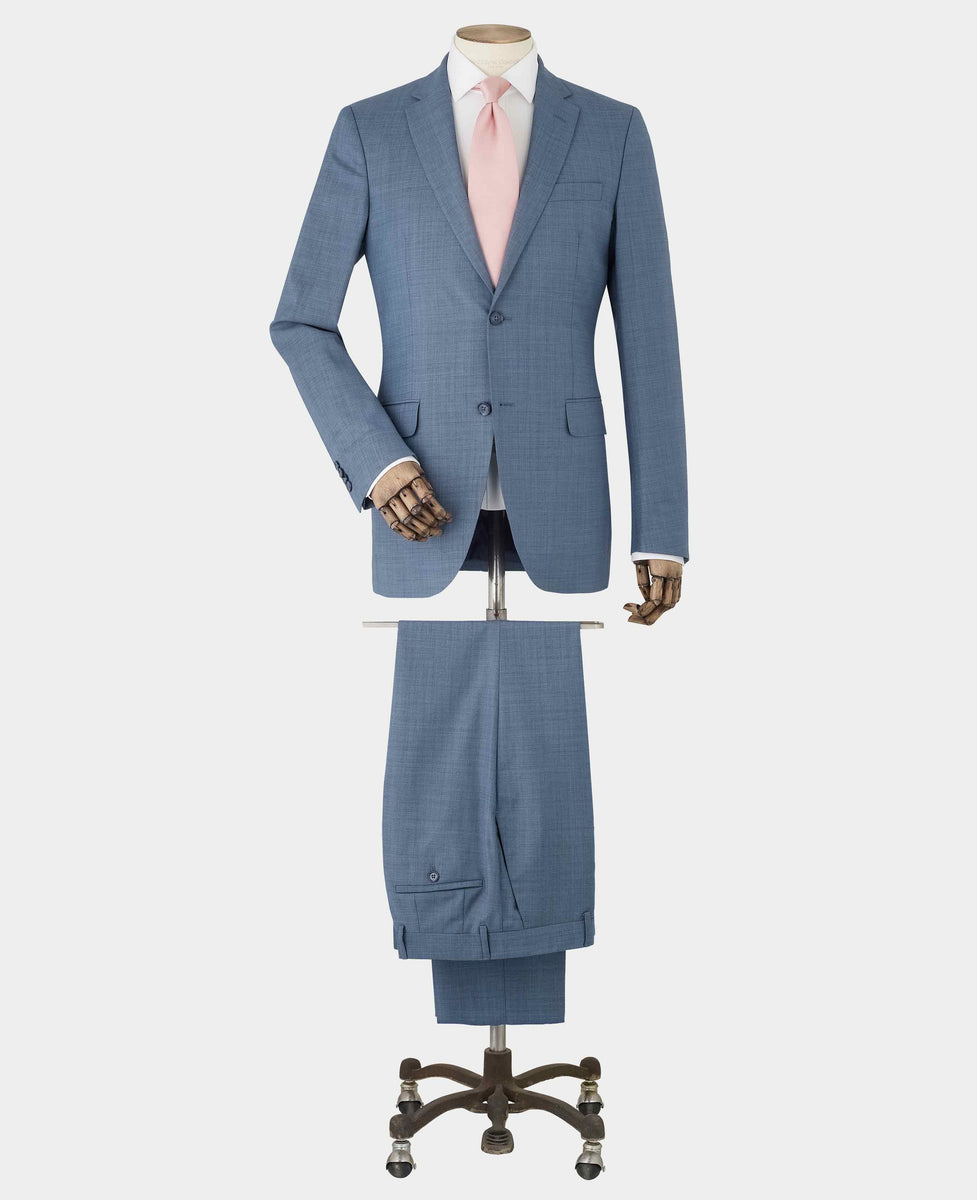 NAVY REGULAR FIT WOOL SUIT