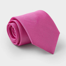 pink silk tie