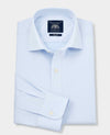 Sky Blue Twill Slim Fit Shirt W/ Cutaway Collar - Single or French Cuff