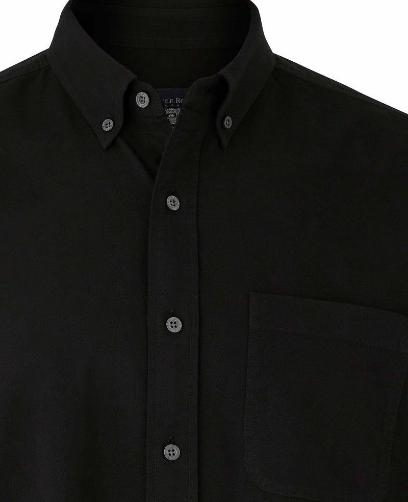 Black Classic Fit Oxford Shirt