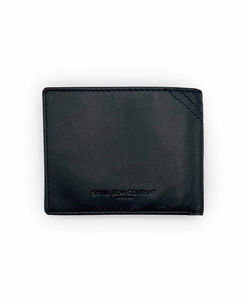 Black Leather Billfold Wallet and Cardholder Gift Set