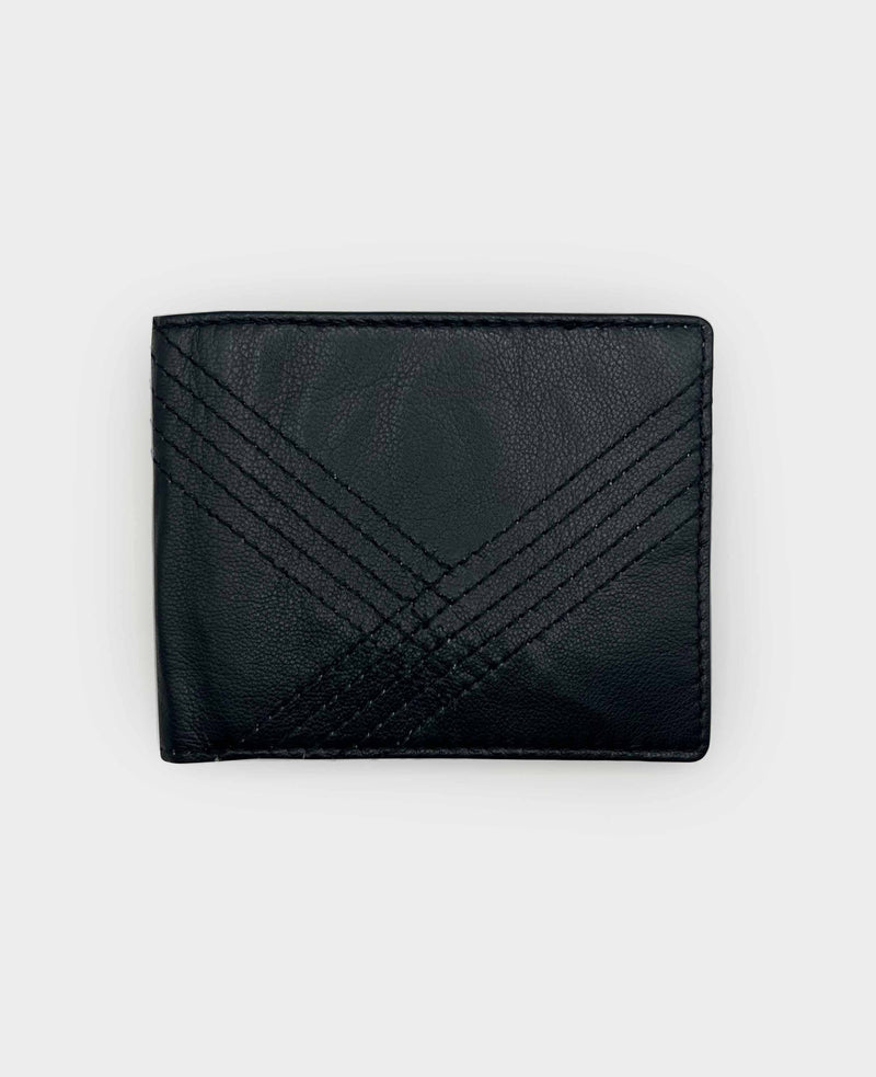 Black Leather Wallet and Cardholder Gift Set