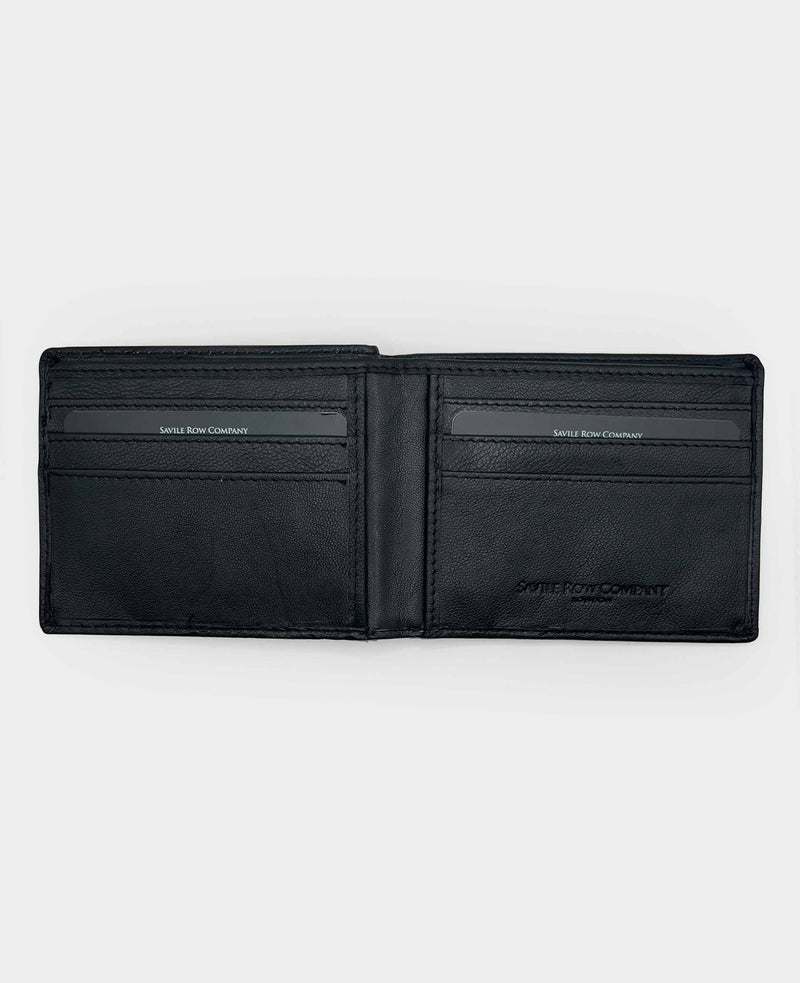 Black Leather Wallet and Cardholder Gift Set