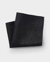 Black Paisley Silk Pocket Square