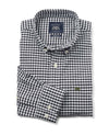 Black White Gingham Oxford Shirt