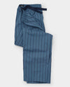 Blue Navy Stripe Cotton Lounge Pants