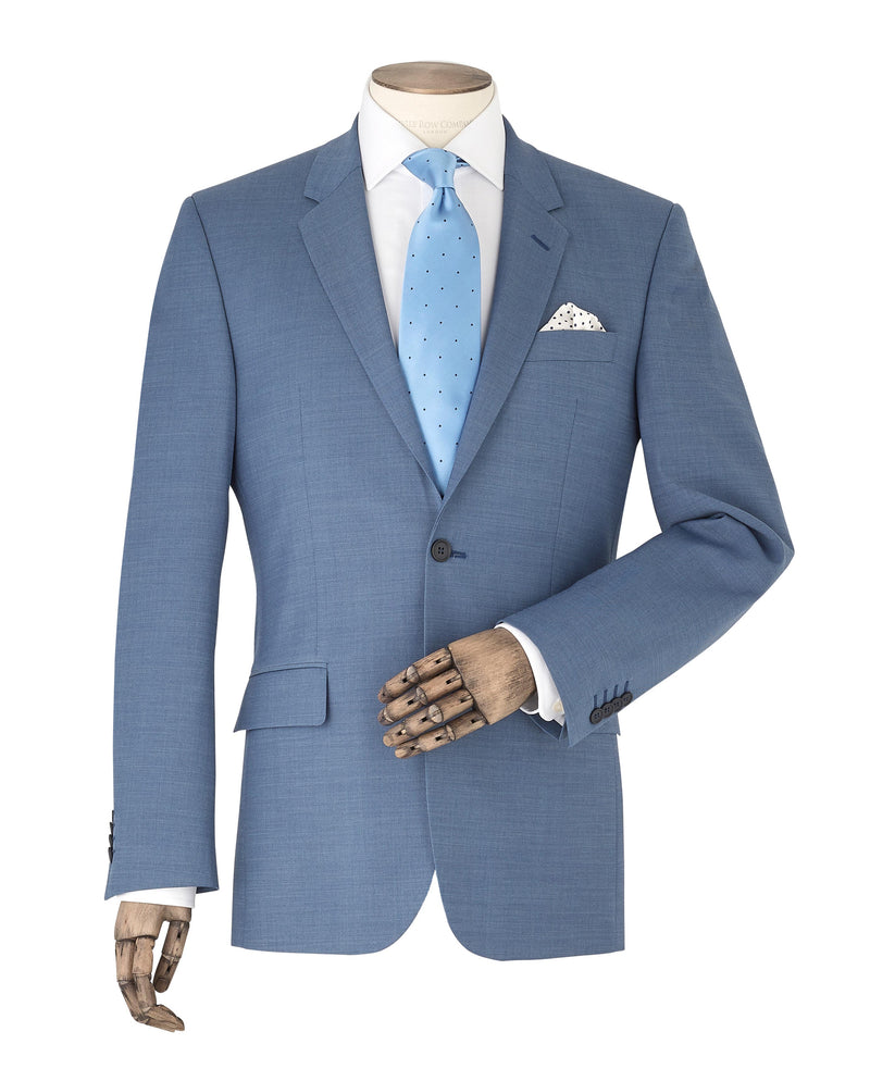 Men's Bright Blue Tailored Suit Jacket