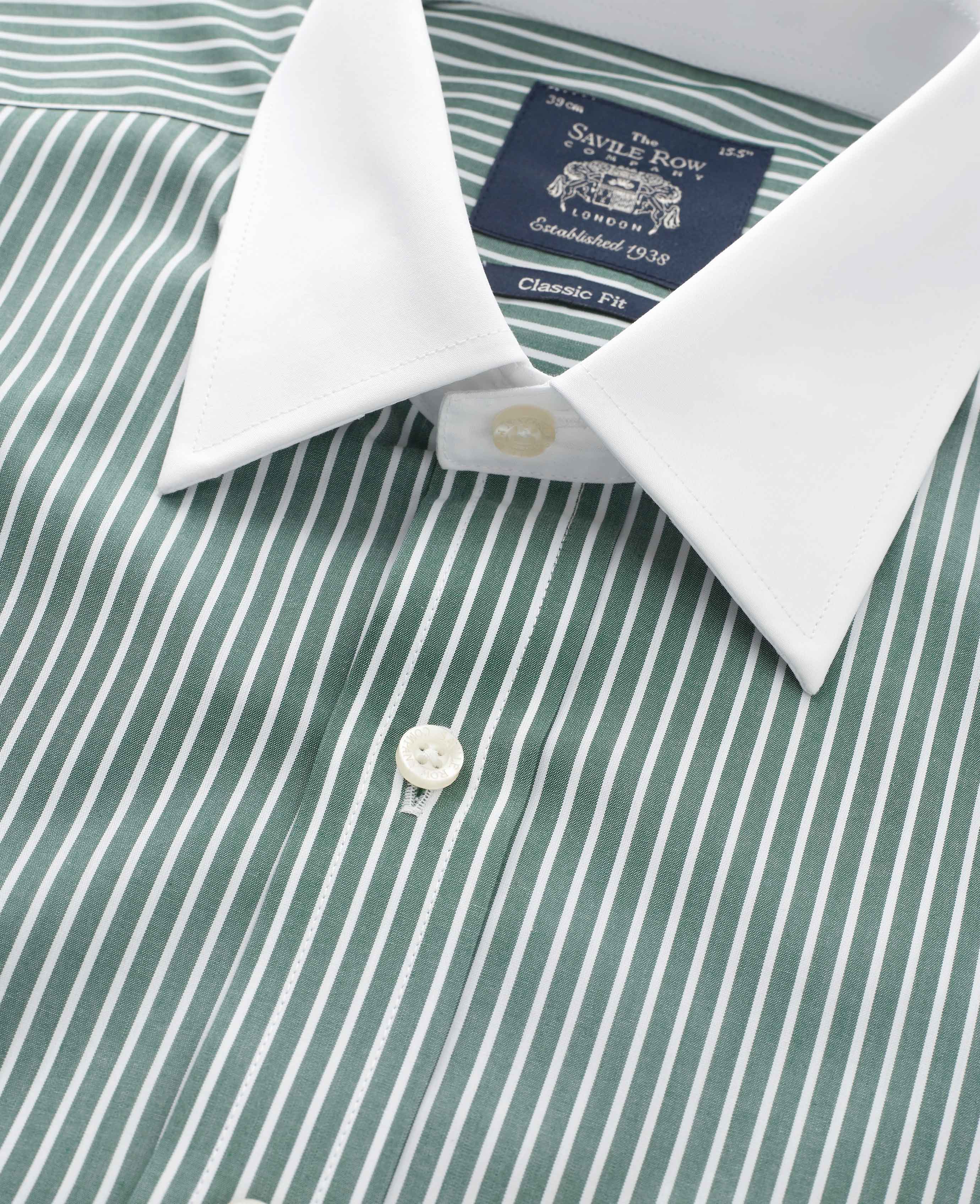 Men s Striped Shirts Savile Row US