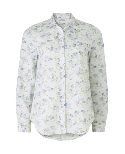 Women's Ditsy Print Semi-Fitted Shirt