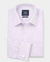 Lilac Cotton Twill Classic Fit Formal Shirt - French Cuff