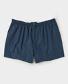 Navy Green Check Boxer Shorts