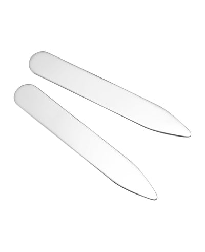 Men's Sterling Silver Collar Stiffeners