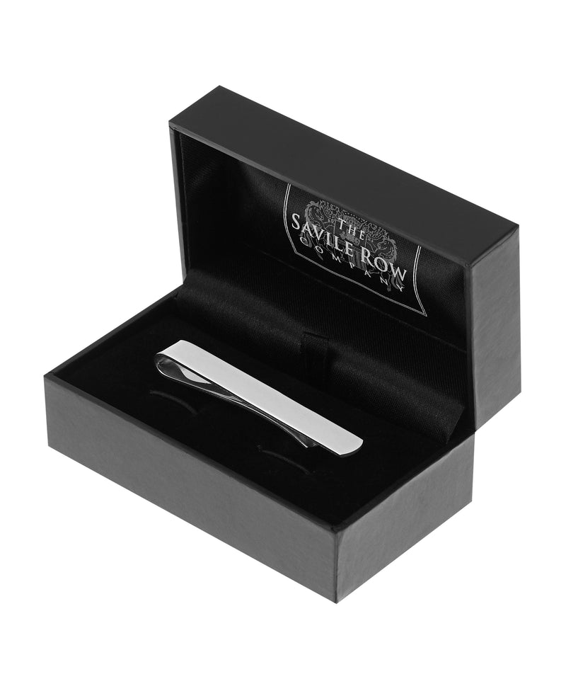 Engravable Sterling Silver Tie Clip