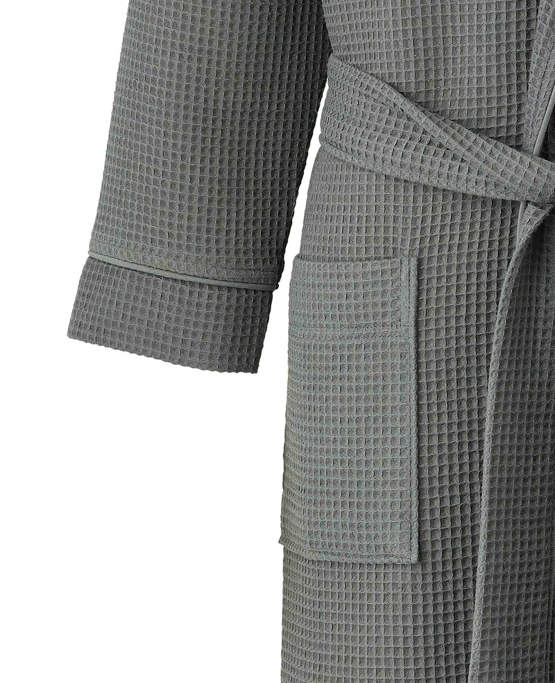 Charcoal Waffle Dressing Gown