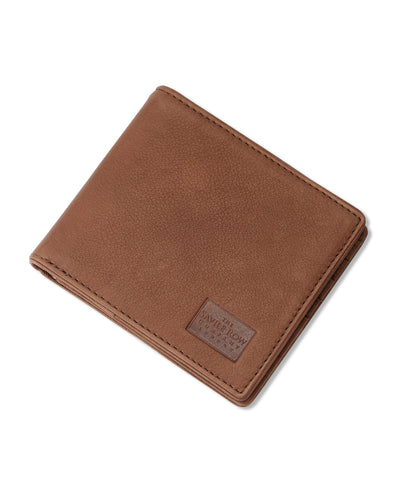 Men's Brown Leather Billfold Wallet