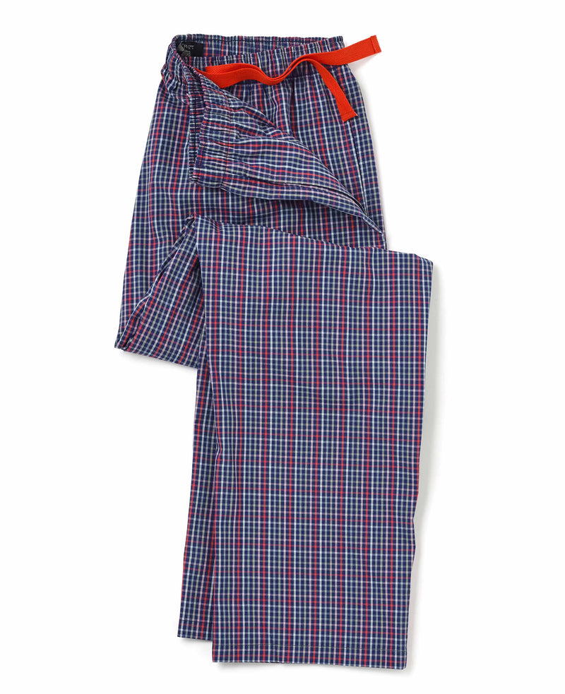 Multi Check Organic Cotton Lounge Pants