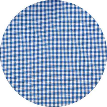 Navy Cotton Gingham Slim Fit Dress Shirt - Single Cuff