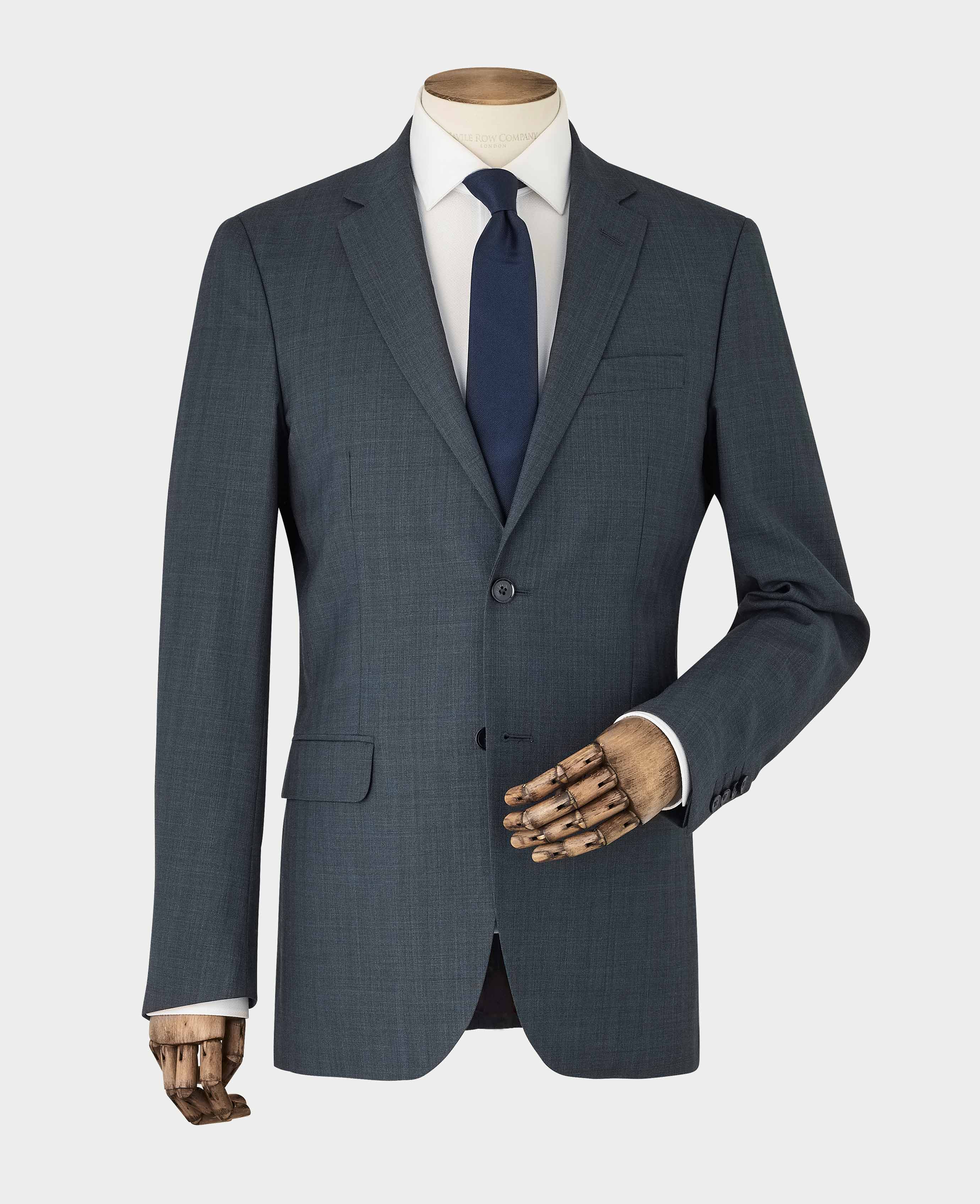 Men's navy suits. Tailored by the Savile Row Company