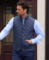 Navy Quilted Gilet