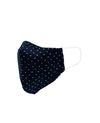 Navy White Star Print Reusable Cotton Face Mask