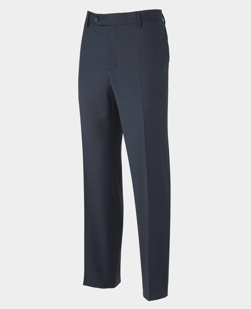 Navy Wool Blend Tailored Suit