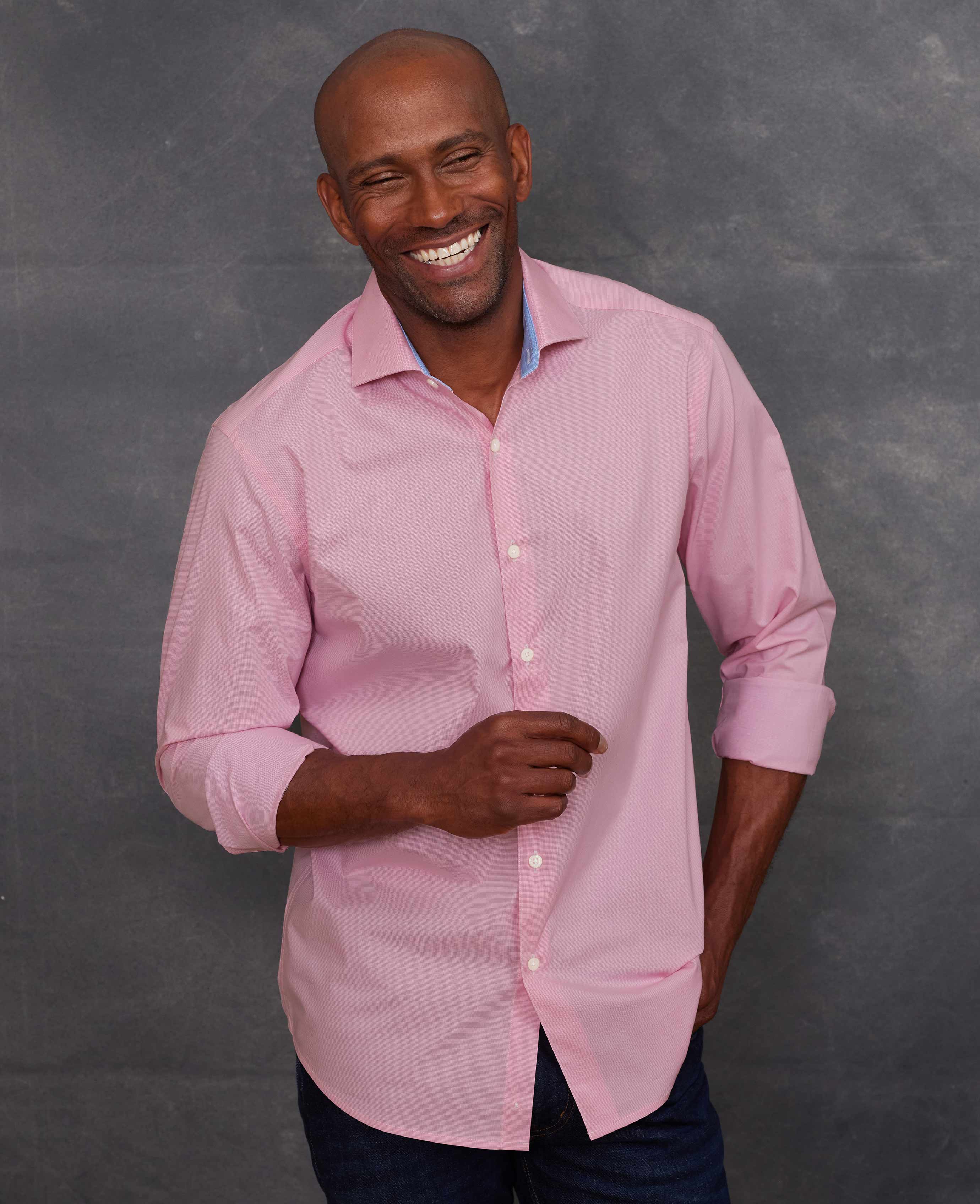 Pink Shirts for Men Savile Row US