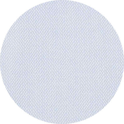 Sky Blue Textured Cotton Herringbone Classic Fit Dress Shirt - French Cuff