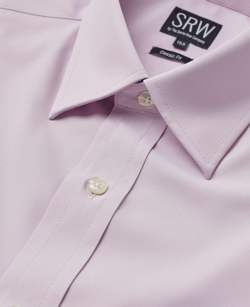 SRW Pale Pink Classic Fit Sweat Wicking Formal Shirt