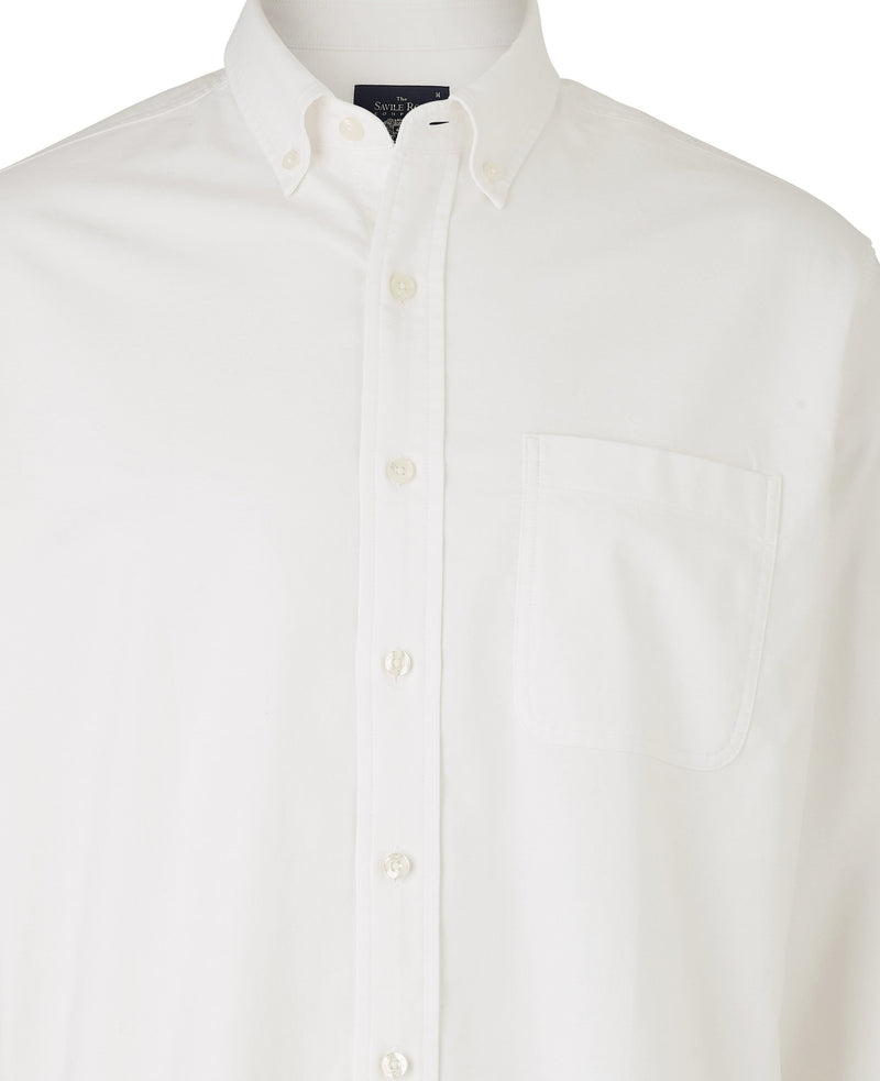 White Classic Fit Oxford Shirt