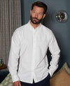 White Slim Fit Oxford Shirt